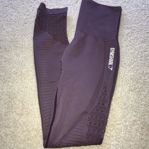 XS Gymshark flex high waisted leggings-purple wash